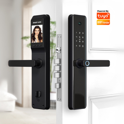 Fechadura da porta esperta de Tuya Wifi da impressão digital com a fechadura da porta inteligente esperta de Digitas da câmera