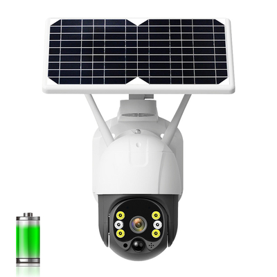 Câmera impermeável solar do CCTV do painel solar de detecção de movimento da câmera de Tuya 4G PTZ do impulso do alarme