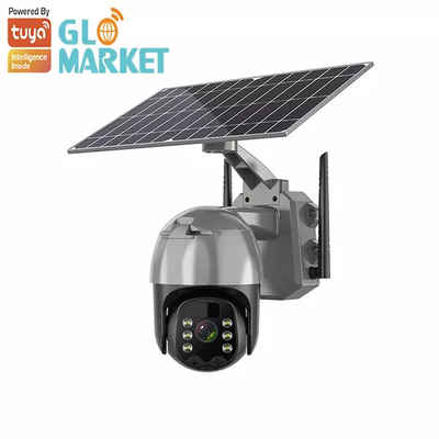 Câmera solar impermeável exterior de Wifi 4G do Smart Camera de Ptz Tuya da baixa potência