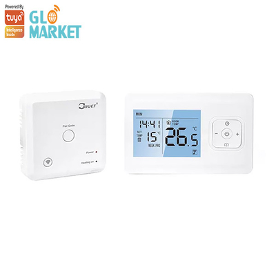 Aplicativo de termostato inteligente Tuya WiFi controle remoto para aquecimento de piso de água / forno a gás