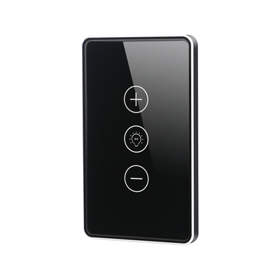 Glomarket Digital Smart Switch Light Wifi Dimmer Wireless Glass Touch Wall Light Switch Panel Tuya Controle remoto com Alexa
