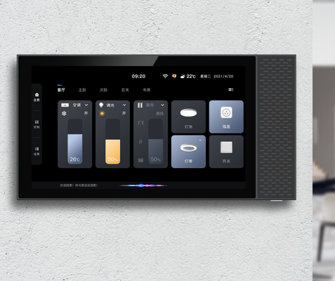 Glomarket Tuya Smart 7 Inch Home Zigbee Gateway Wifi Smart Control Panel Multifunção Ble Música Mural Touch Screen Center