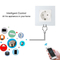 Glomarket Tuya 16A Smart Wall Power Socket Smart Home Google Alexa App Controle Remoto Smart Socket