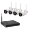 4/8 canais de segurança casa inteligente 1080P NVR sem fio sistema de câmera CCTV com Google Alexa