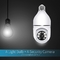 Smart Home Tuya Smart E27 Bulb Camera à prova d'água sem fio Smart IP Camera