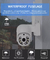 Câmara de segurança impermeável esperta de PIR Detection Full HD da visão noturna da câmera 1080P de Tuya Wifi