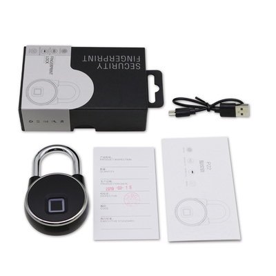 Anti roubo da impressão digital Keyless recarregável esperta liga de zinco da segurança de USB do fechamento de Tuya
