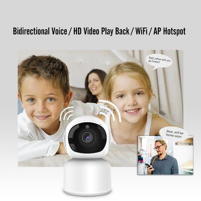 câmera completa do Smart Camera HD Wifi Alexa Google PIR Detection Security PTZ de 1080P Tuya