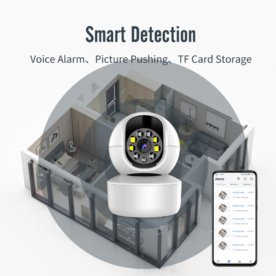 Seguimento automático da câmara de vigilância sem fio interna da câmera do IP de Smart Tuya 5G Wifi