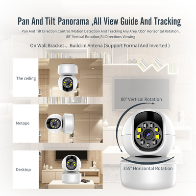 Câmera sem fio do IP da rede do Smart Camera 1080p 2.4G/5G de Tuya da casa com detecção de movimento