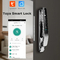 Wifi 4.0 Inch Screen Smart Door Lock Reconhecimento Facial Impressão digital Senha Chave Desbloquear