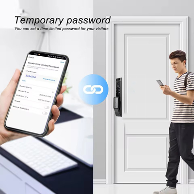 Glomarket Tuya Wifi Face Recognition Smart Door Lock Com Câmera