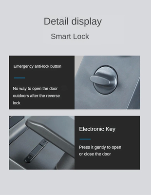 Glomarket Tuya Wifi Face Recognition Smart Door Lock Com Câmera