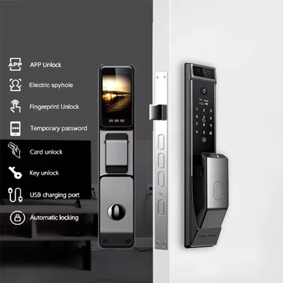 Glomarket Tuya Wifi Face Recognition Smart Door Lock Com Câmera