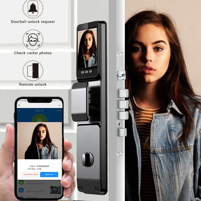 Glomarket Tuya Segurança Bloqueio Inteligente Totalmente Automático Bloqueio de Reconhecimento Facial 3D