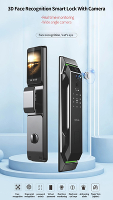 Glomarket 3D reconhecimento facial impressão digital Tuya Wifi Digital Smart Lock