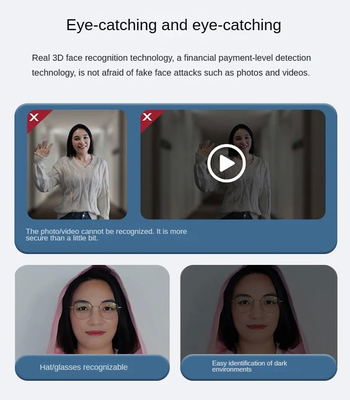 Materiais de alta qualidade para reconhecimento facial, bloqueio inteligente de impressões digitais