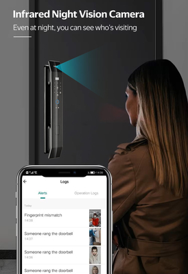 O rei da rentabilidade - Tuya fechadura de porta totalmente automática preço de desconto fábrica