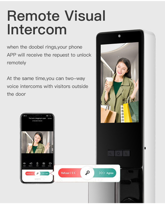 3D reconhecimento facial fechamento inteligente Usmart Go APP gestão inteligente