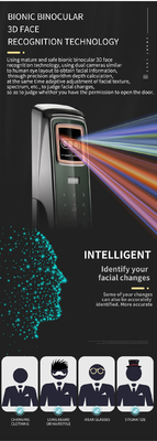 3D reconhecimento facial fechamento inteligente Usmart Go APP gestão inteligente