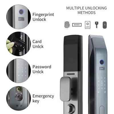 Glomarket Tuya Smart 3D Face Aplicativo de bloqueio de porta totalmente automático Desbloqueio remoto Impressão digital Smart Inteligente Fechadura de porta para casa inteligente