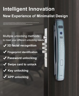 Glomarket Smart Tuya Wifi Fechadura Automática Alarme Impressão Digital Smart APP chave Segurança Password Digital fechadura automática