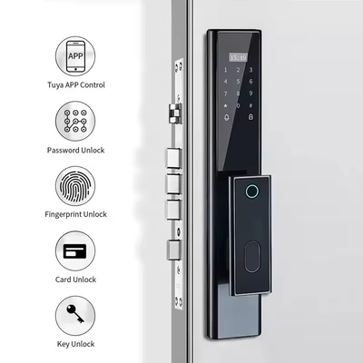 Glomarket Segurança Biométrica sem fio de impressões digitais Fechadura Inteligente Automática Fechadura Digital Password Card Fechadura Com Câmera