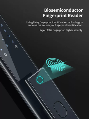 Glomarket Segurança Biométrica sem fio de impressões digitais Fechadura Inteligente Automática Fechadura Digital Password Card Fechadura Com Câmera