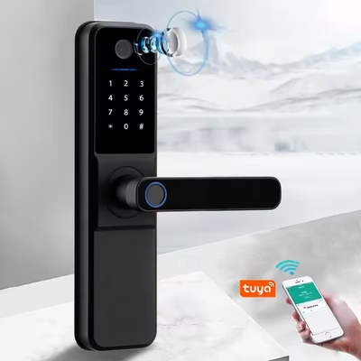 Glomarket Wifi Biométrico Eletrônico Tuya App Remote Smart Lock Smart Fingerprint Door Lock Com Olho de Gato