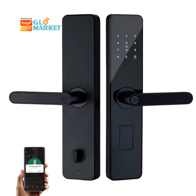 Glomarket Casa Apartamento Tuya Smart WiFi Fechadura Digital de Portas Telefone APP Controle remoto Segurança Impressão digital Fechadura de porta inteligente