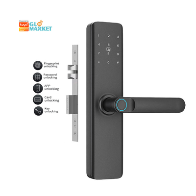 Glomarket App Control Bloqueio Inteligente Impressão digital digital eletrônica Touch Screen teclado código chave Smart Door Lock