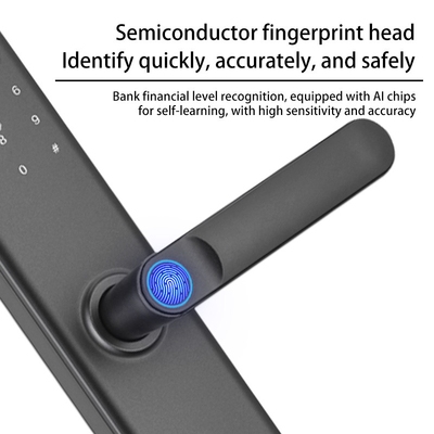 Glomarket App Control Bloqueio Inteligente Impressão digital digital eletrônica Touch Screen teclado código chave Smart Door Lock