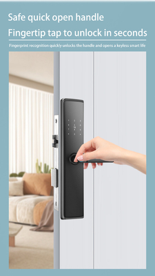 Glomarket Apartamento Bloqueio de quarto impressão digital Smart Lock Porta Bloqueio Ble Password Keyless App Control Bloqueio de porta digital