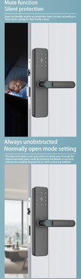 Glomarket Apartamento Bloqueio de quarto impressão digital Smart Lock Porta Bloqueio Ble Password Keyless App Control Bloqueio de porta digital