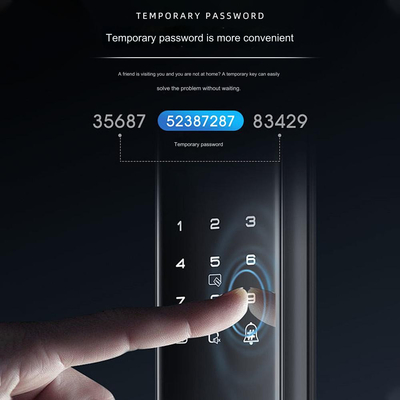 Glomarket Wholesale Factory Price Inteligente Segurança de Impressão Fingerprint Handle Lock Keyless Digital Hotel Tuya App Smart Digital Door Lock
