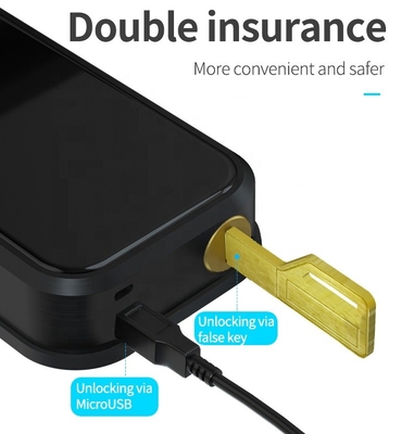 Glomarket Wholesale Factory Price Inteligente Segurança de Impressão Fingerprint Handle Lock Keyless Digital Hotel Tuya App Smart Digital Door Lock