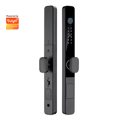 Glomarket Smart Tuya Fechadura de porta à prova d'água Fechadura deslizante Impressão digital Senha Controle remoto Máquina de comando Eletrônico Fechadura inteligente