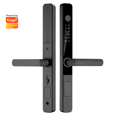Glomarket Smart Tuya Fechadura de porta à prova d'água Fechadura deslizante Impressão digital Senha Controle remoto Máquina de comando Eletrônico Fechadura inteligente