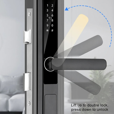 Glomarket Smart Tuya Fechadura de porta à prova d'água Fechadura deslizante Impressão digital Senha Controle remoto Máquina de comando Eletrônico Fechadura inteligente