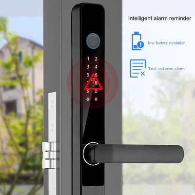 Glomarket Smart Tuya Fechadura de porta à prova d'água Fechadura deslizante Impressão digital Senha Controle remoto Máquina de comando Eletrônico Fechadura inteligente