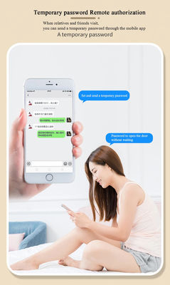 Glomarket Smart Tuya Fechadura de porta à prova d'água Fechadura deslizante Impressão digital Senha Controle remoto Máquina de comando Eletrônico Fechadura inteligente