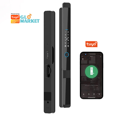 Glomarket Segurança Cerradura Inteligente Segurança Casa Automática Elétrica Wifi Impressão digital Tuya Smart Door Lock