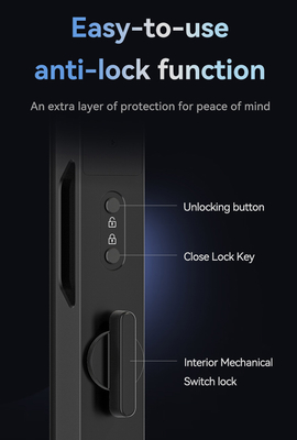 Glomarket Tuya 3d Face Cerradura Inteligente Automática Elétrica Wifi Câmera Impressão digital de dedos Fechadura de porta inteligente