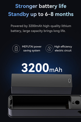 Glomarket Tuya 3d Face Cerradura Inteligente Automática Elétrica Wifi Câmera Impressão digital de dedos Fechadura de porta inteligente