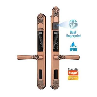Glomarket Courtyard Villa Gate Lock High Security Waterproof Inteligente Impressão digital dupla Password Smart Lock