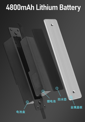 Glomarket Courtyard Villa Gate Lock High Security Waterproof Inteligente Impressão digital dupla Password Smart Lock