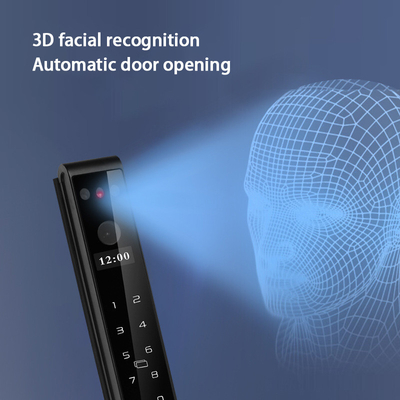 Glomarket Outdoor Eletrônico Sem Chave Reconhecimento Facial 3D Tuya Cartão de Senha Digital Fechadura De Porta Impermeável Impressão Digital Fechadura Inteligente