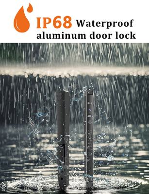 Glomarket Automático 3d Face Smart Lock Com Câmera de Segurança Biométrica Impressão Digital Porta Deslizante Tuya Smart Door Lock