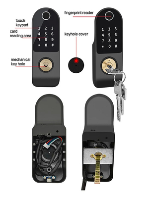 Glomarket Tuya Waterproof Digital TTLock Desbloqueio remoto Bloqueio inteligente de impressão digital de dois lados