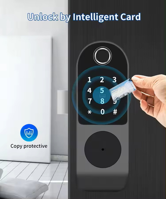 Glomarket Tuya Waterproof Digital TTLock Desbloqueio remoto Bloqueio inteligente de impressão digital de dois lados